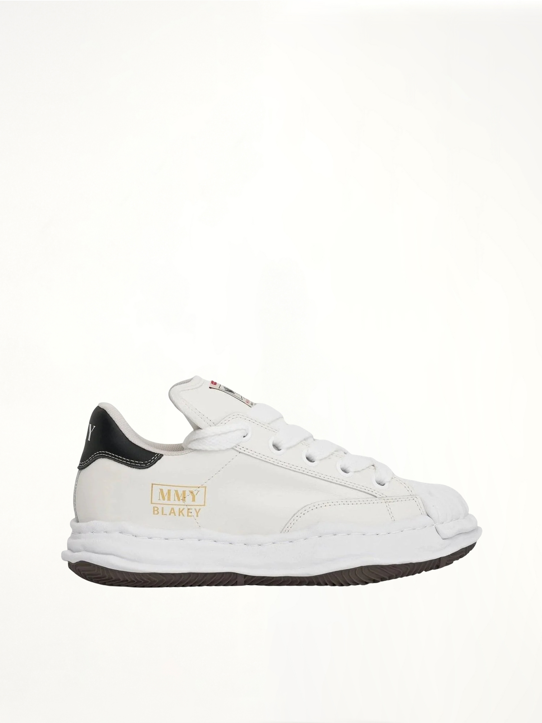 Image of Sneakers. Product name - Blakey OG Puffer Sneaker in White colour by brand - MAISON MIHARA YASUHIRO