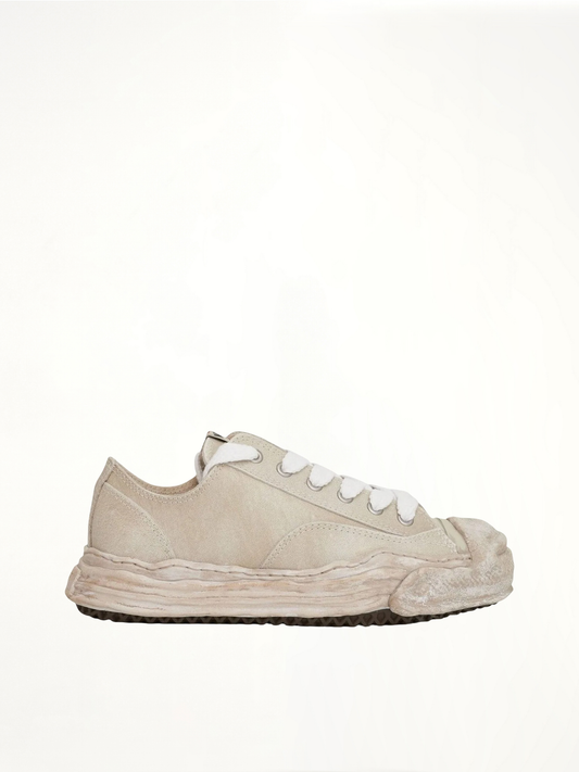 Image of Sneakers. Product name - Hank OG Vintage Sole Sneaker in White colour by brand - MAISON MIHARA YASUHIRO