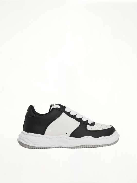 Image of Sneakers. Product name - Wayne OG Sole Sneaker in Black colour by brand - MAISON MIHARA YASUHIRO