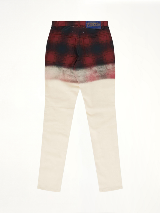 Maison Margiela x Pendleton Checked Pants (Red)
