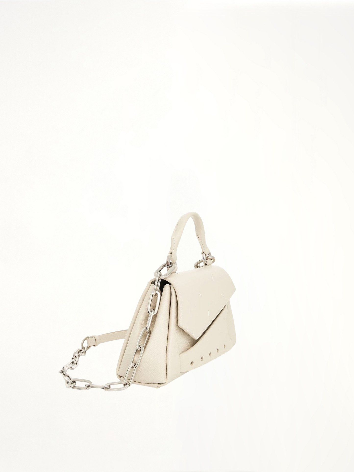 MAISON MARGIELA Micro Snatched Asymmetric Bag (Grey)