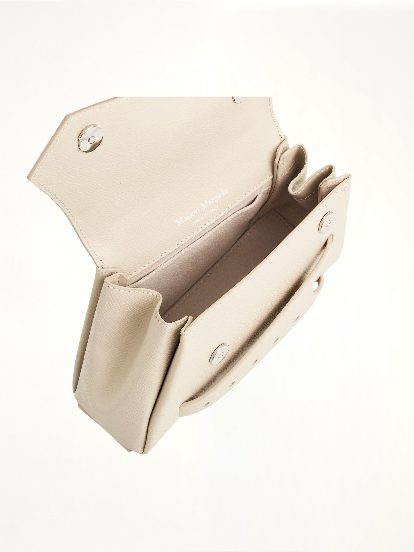 MAISON MARGIELA Micro Snatched Asymmetric Bag (Grey)