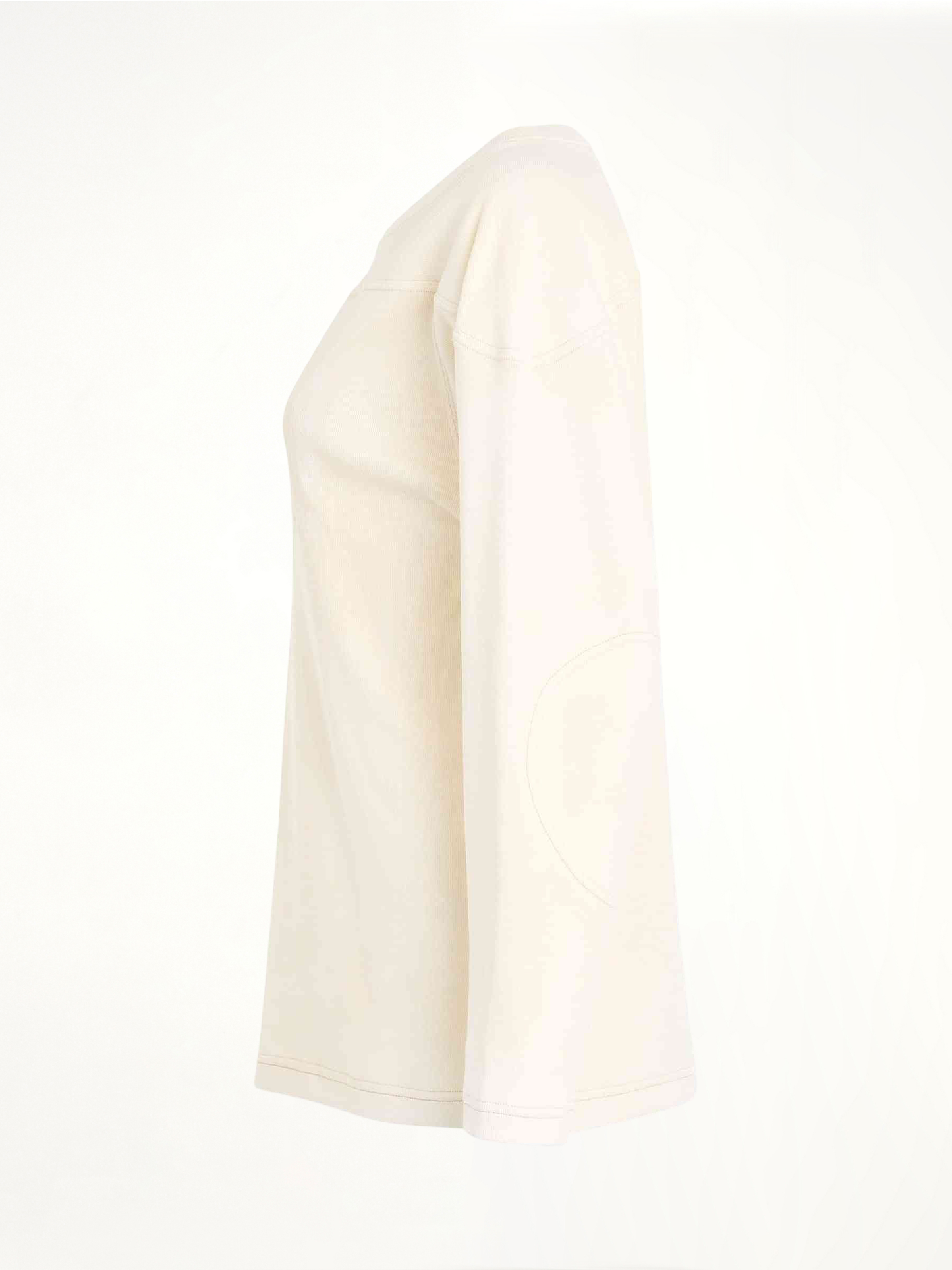 MAISON MARGIELA Rib Cotton Logo Sweatshirt (White)