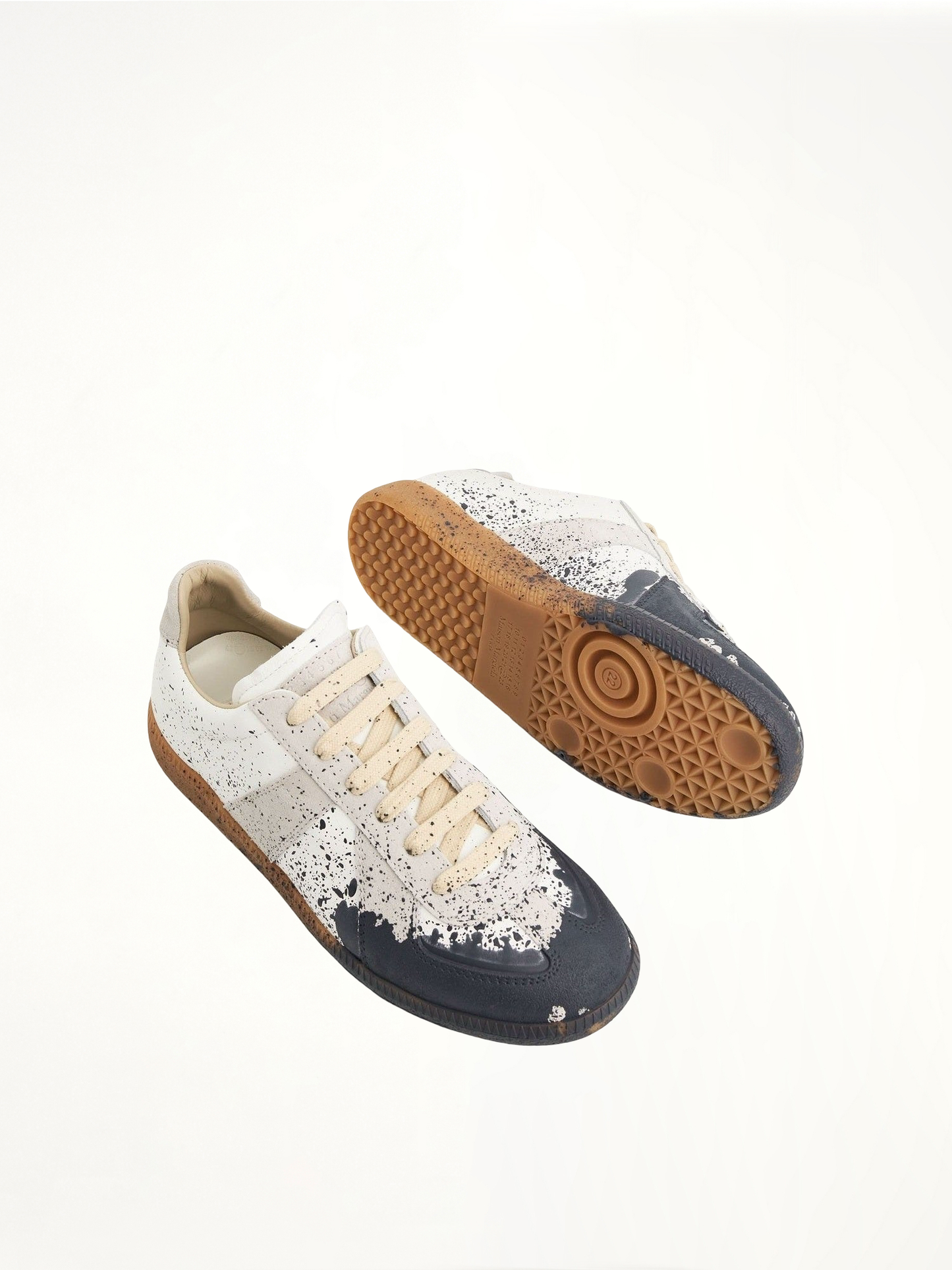 MAISON MARGIELA Replica Paint Splatter Sneaker (White)