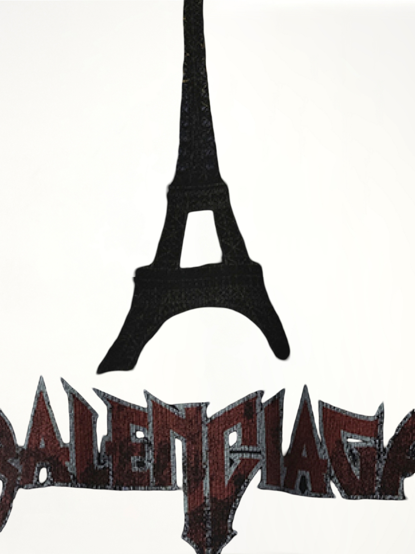 BALENCIAGA Paris Moon Oversized T-Shirt (Black)