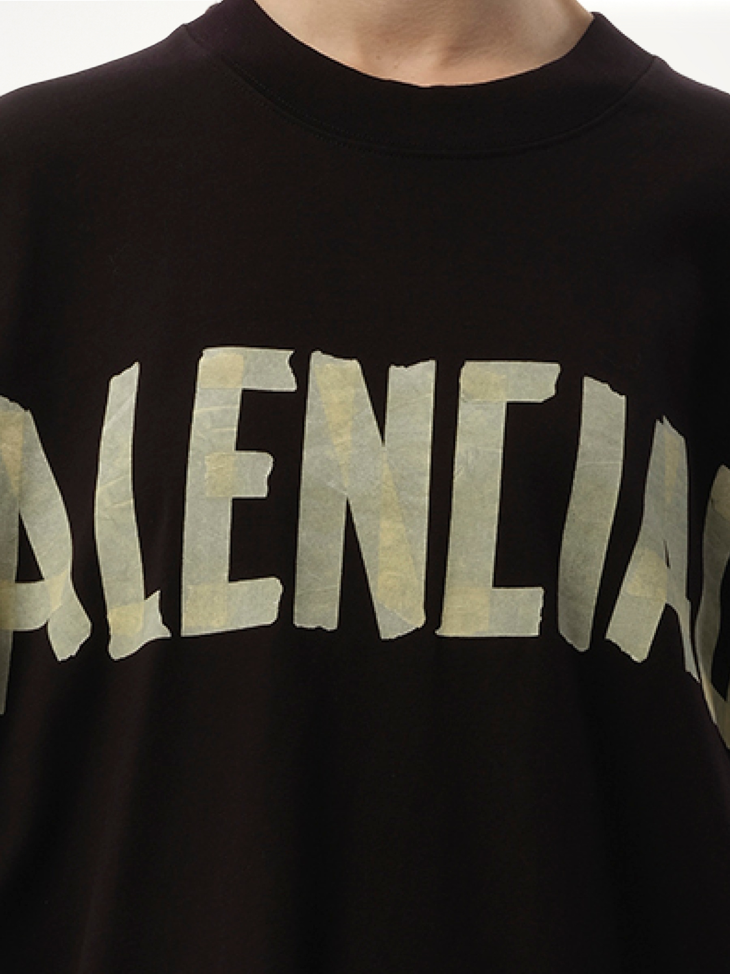 BALENCIAGA T-Shirt Pleated Dress (Black)