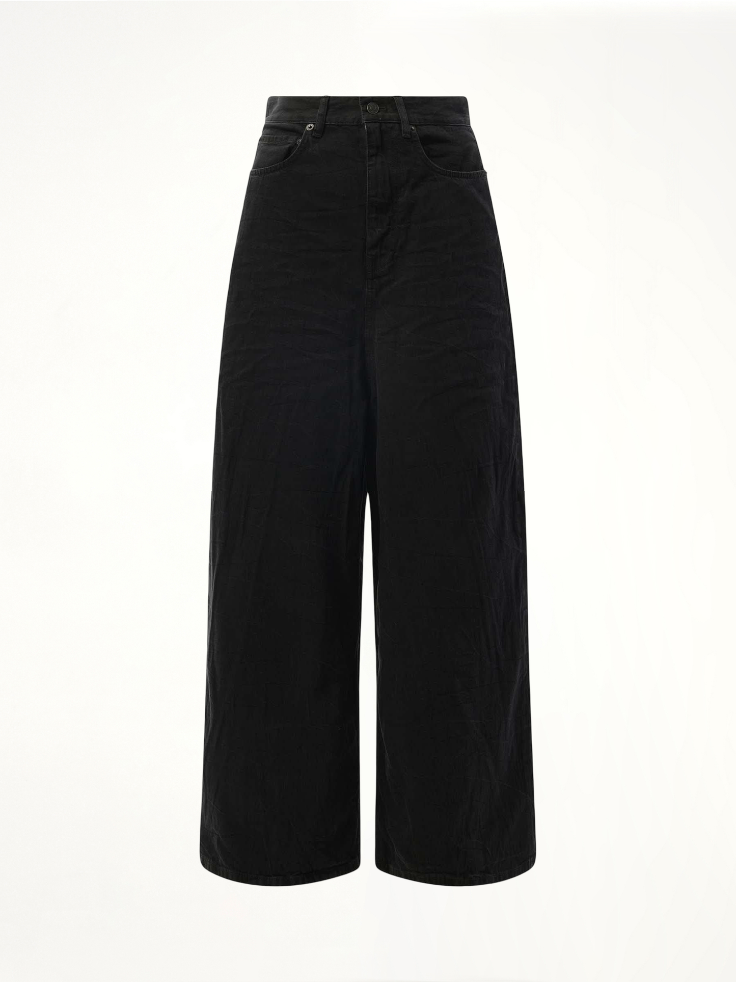 BALENCIAGA Low Crotch Japanese Denim Jeans (Black)