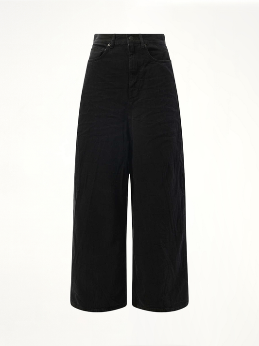 BALENCIAGA Low Crotch Japanese Denim Jeans (Black)