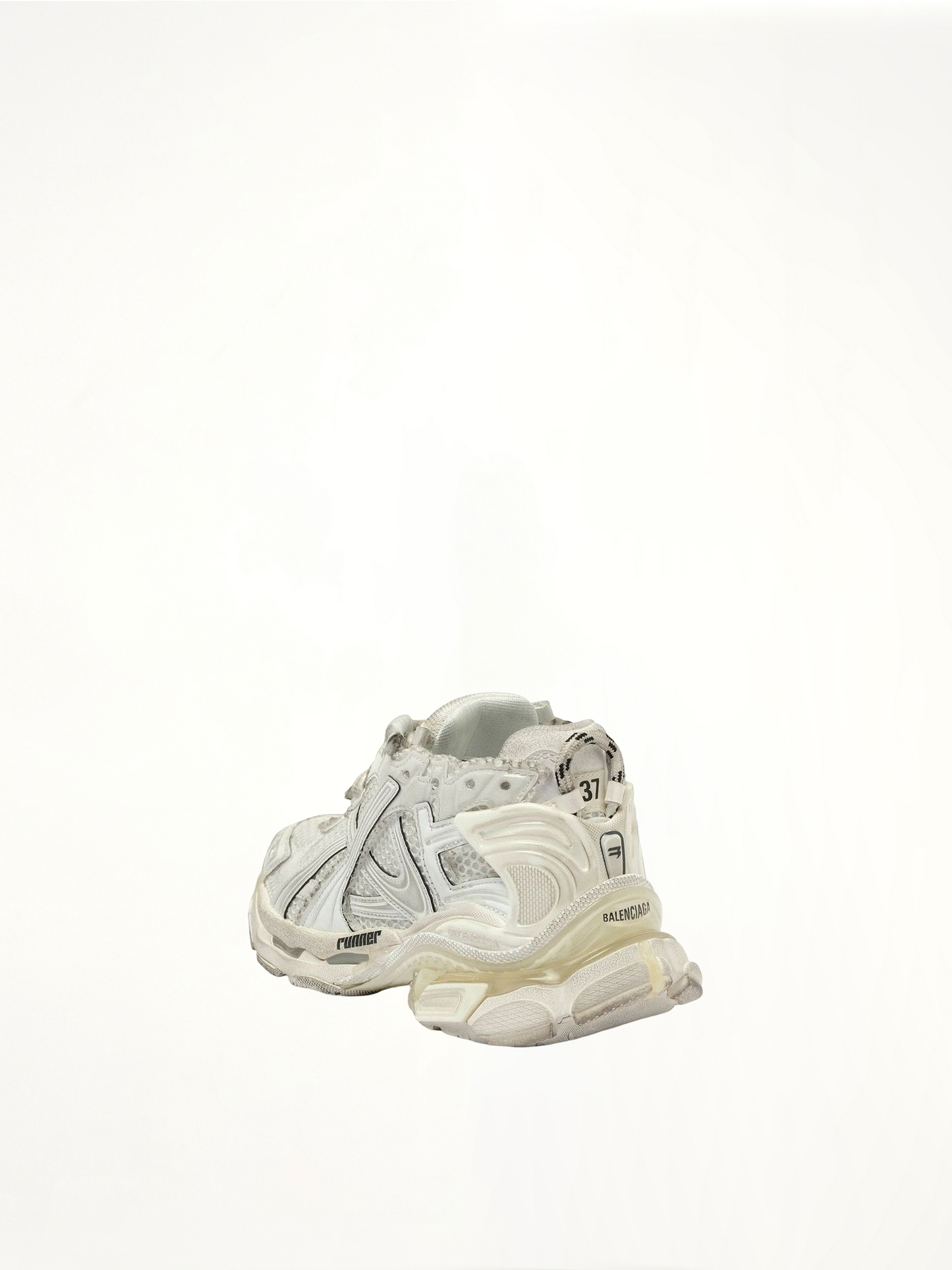 BALENCIAGA Runner Mesh Sneaker (White)