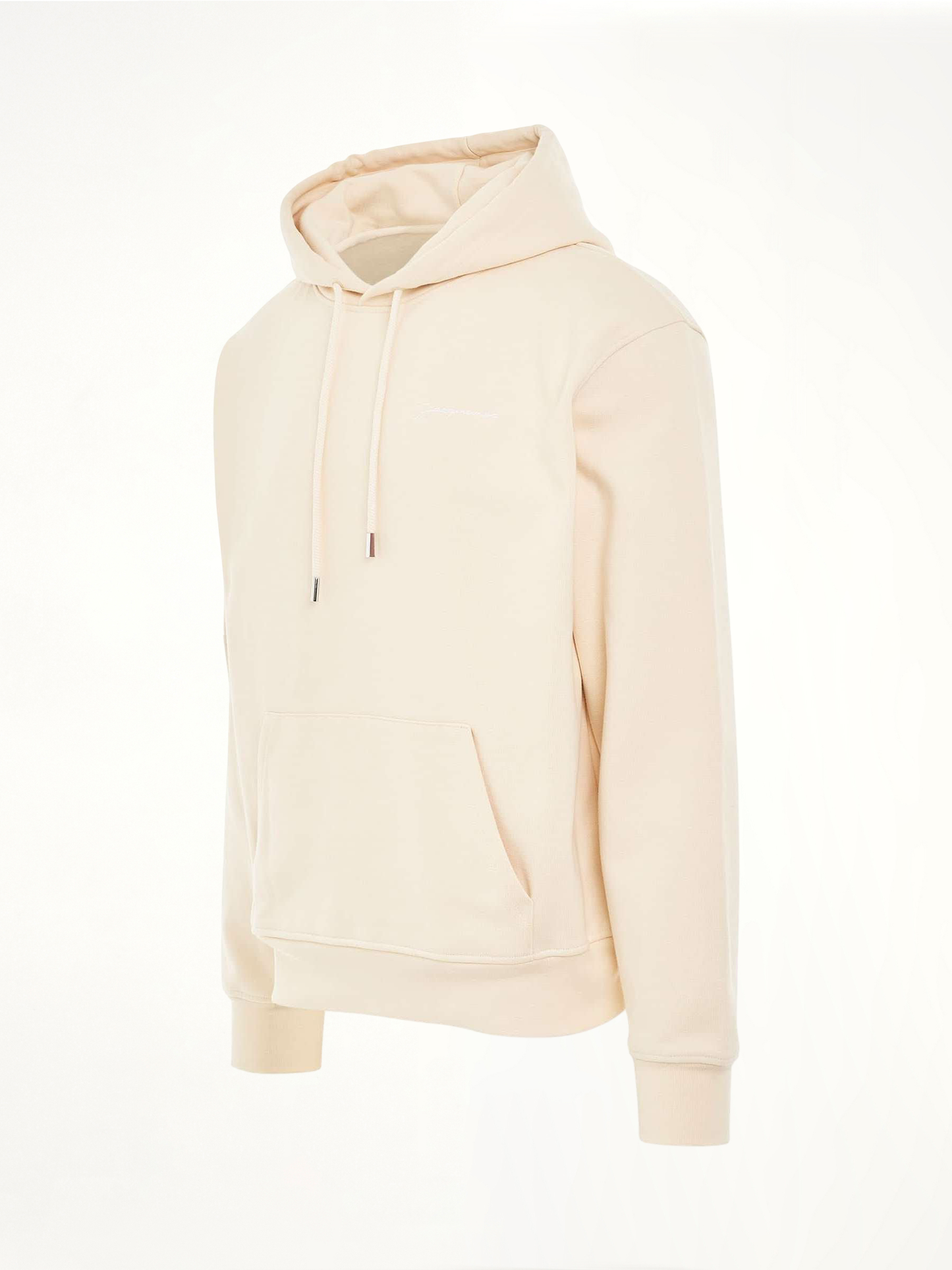 JACQUEMUS Brode Embroidered Logo Hoodie (Beige)
