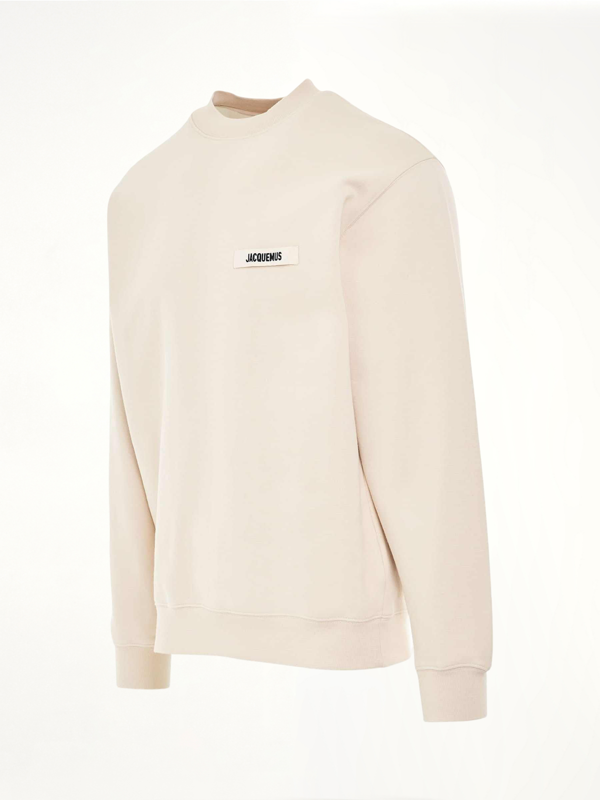 JACQUEMUS Gros Grain Logo Sweatshirt (Beige)