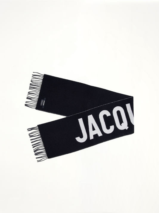 Image of Accessories. Productname: JACQUEMUS L'echarpe Jacquemus Scarf in BLACK colour by brand - JACQUEMUS