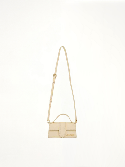 Image of Bags. Productname: JACQUEMUS Le Bambino Leather Bag in WHITE colour by brand - JACQUEMUS