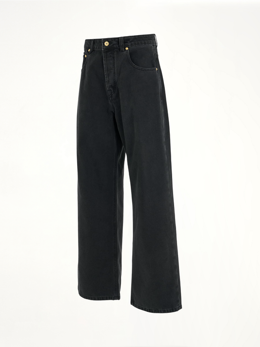 JACQUEMUS Le Denimes Large Jeans (Black)