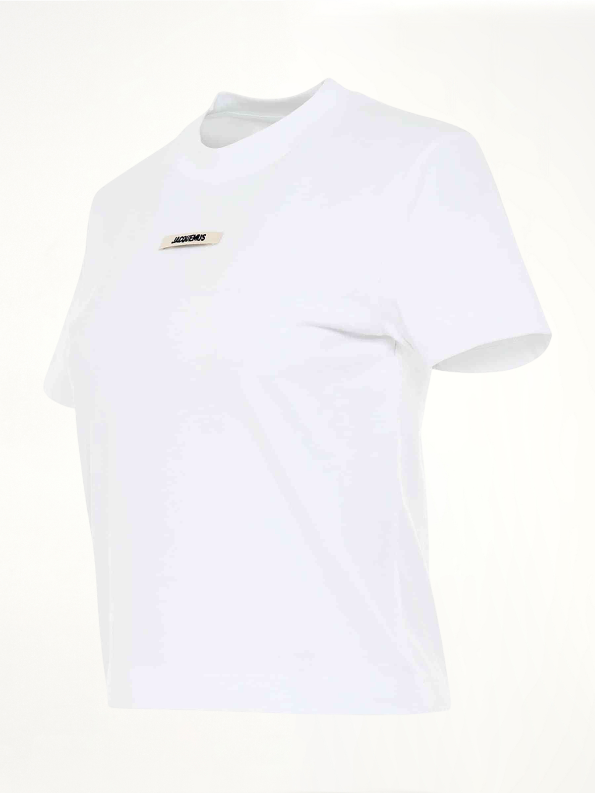 JACQUEMUS Gros Grain Logo T-Shirt (White)