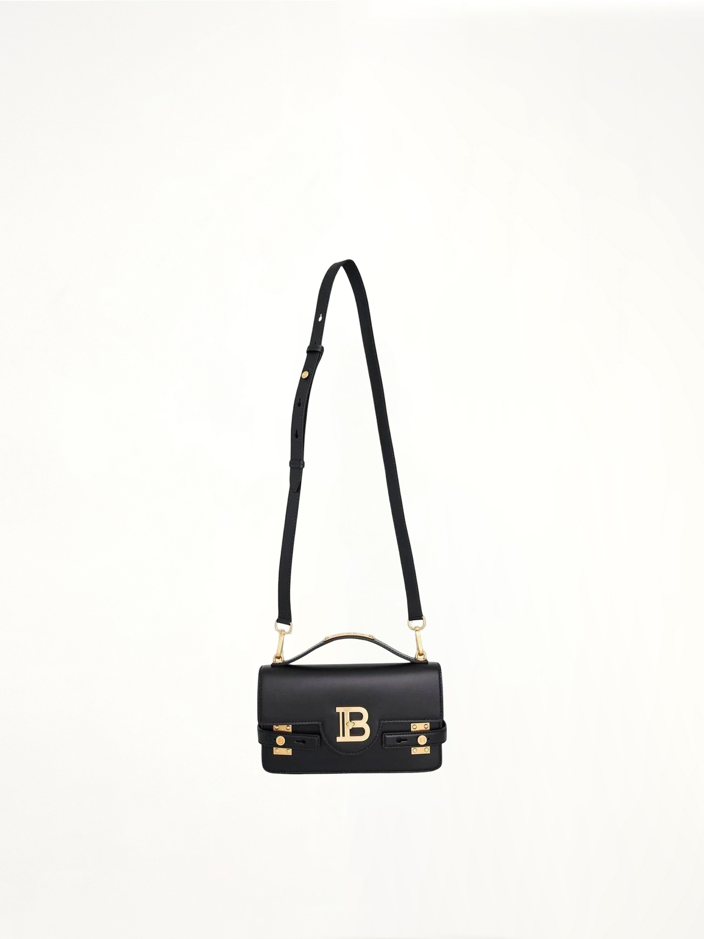 Image of Bags. Productname: BALMAIN B-Buzz Shoulder 24 Bag in BLACK colour by brand - BALMAIN