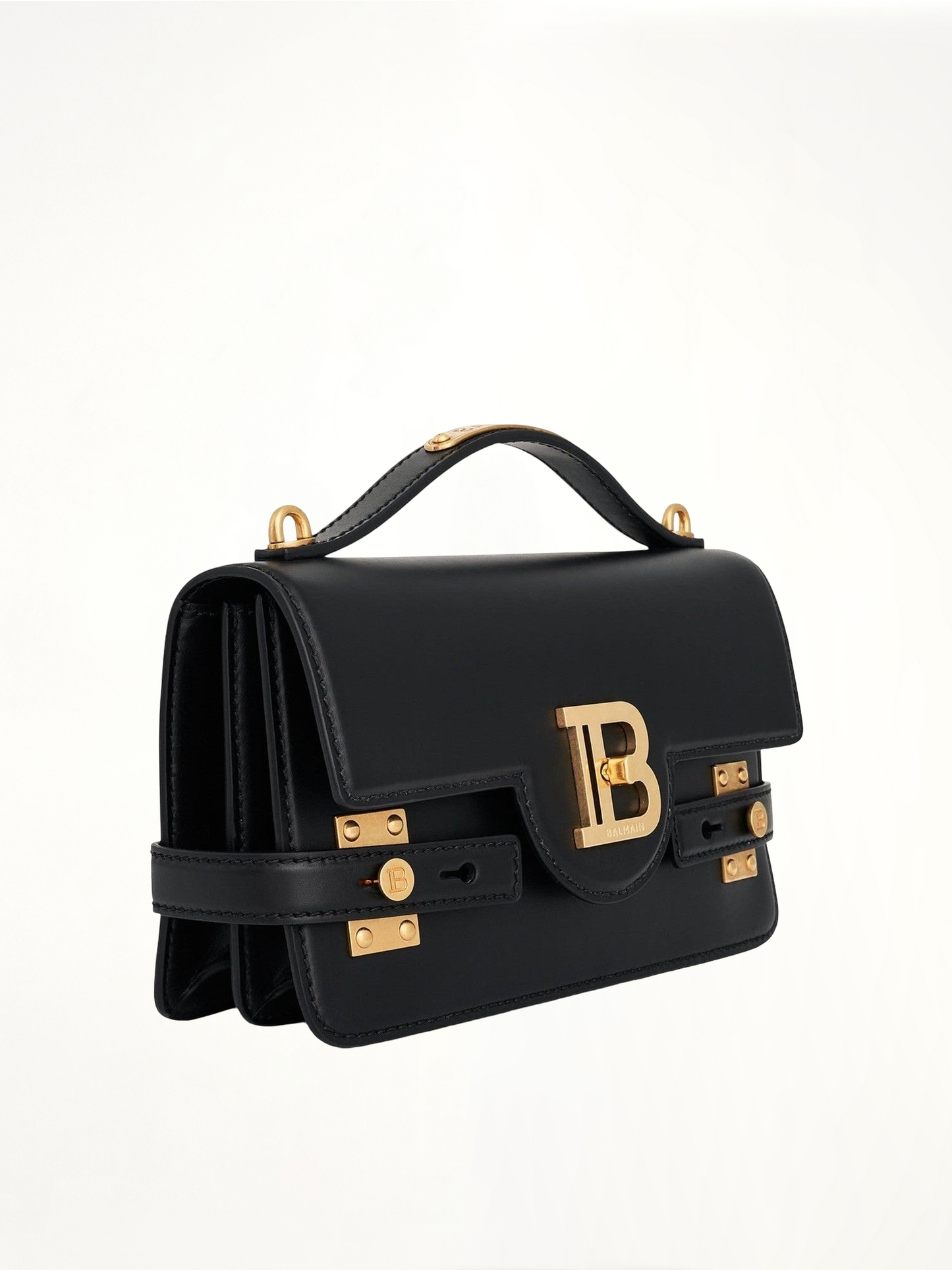 BALMAIN B-Buzz Shoulder 24 Bag (Black)