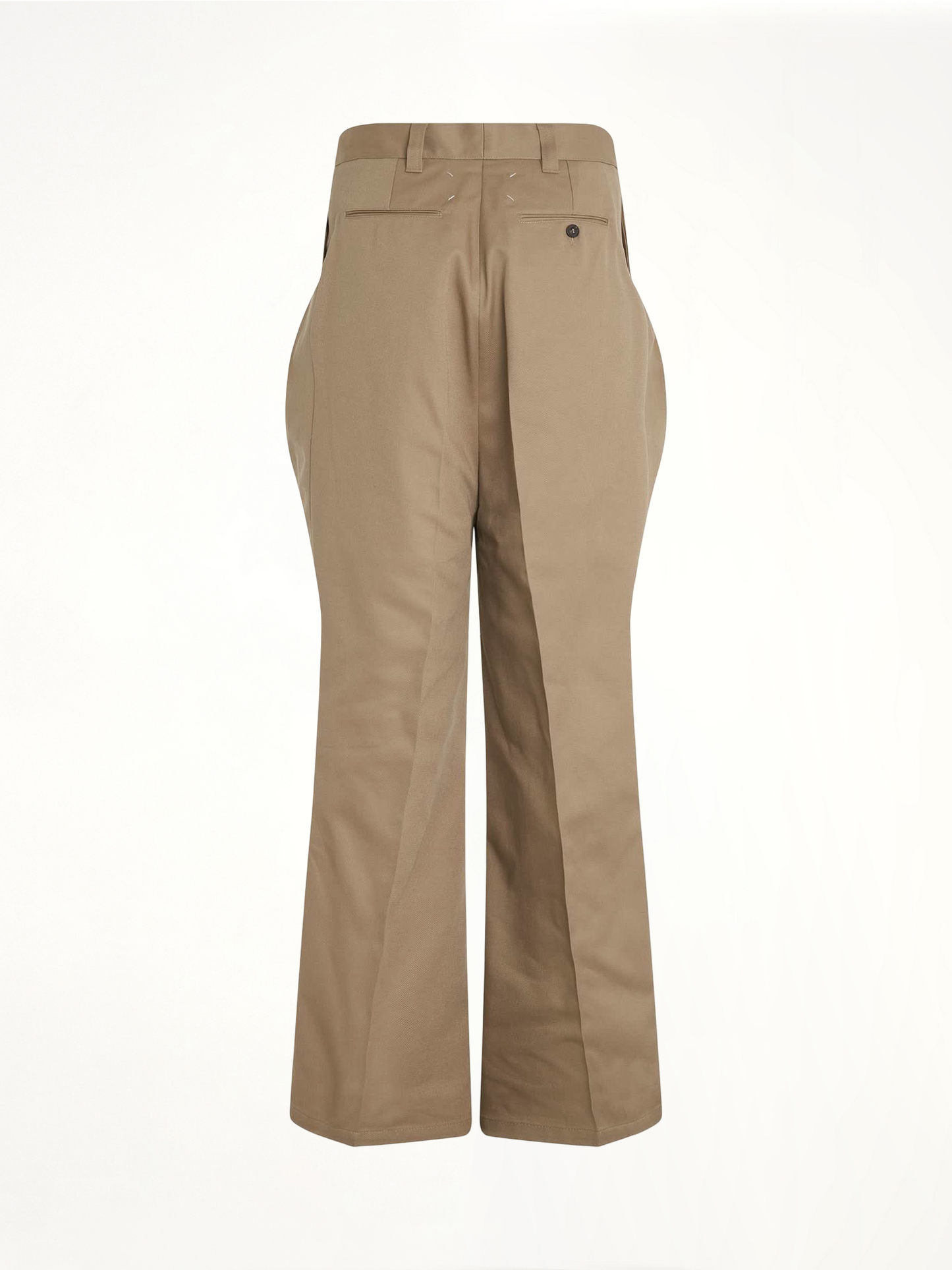 MAISON MARGIELA Pleat Details Pants (Beige)
