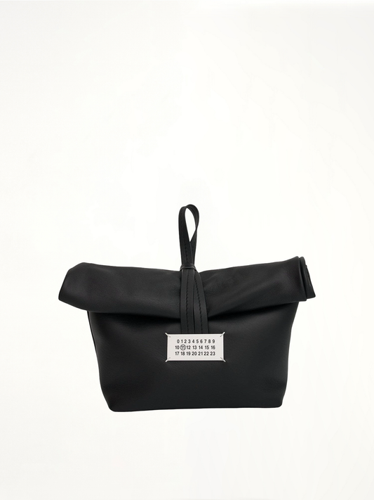 Image of Bags. Productname: MAISON MARGIELA Leather Clutch Bag in BLACK colour by brand - MAISON MARGIELA