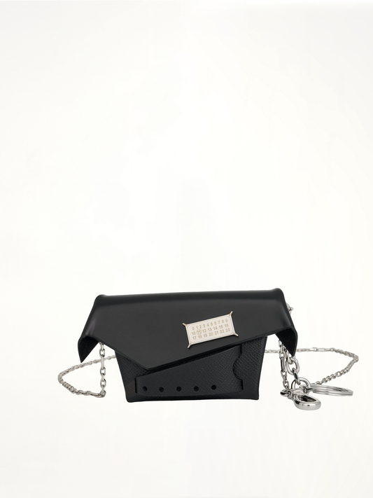Image of Bags. Productname: MAISON MARGIELA Small Snatched Bag in BLACK colour by brand - MAISON MARGIELA