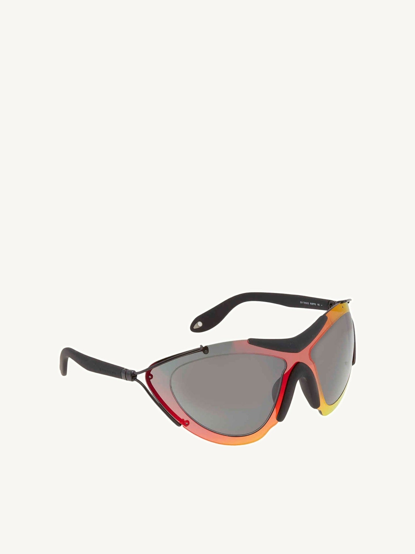 Image of Sunglasses. Product name - Givenchy FLS Sunglasses in Black colour by brand - GIVENCHY