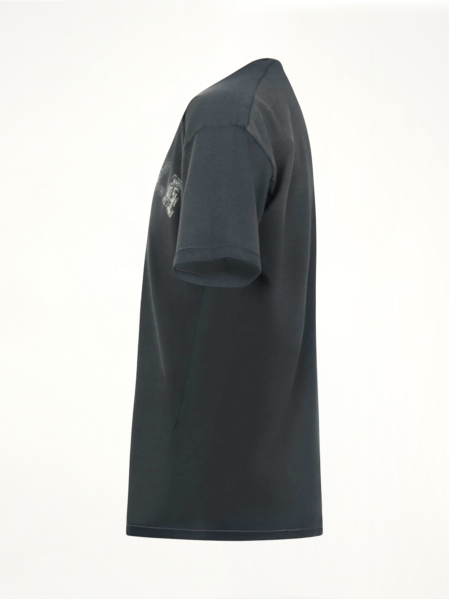 MAISON MARGIELA Faded Logo Relaxed Fit T-Shirt (Black)