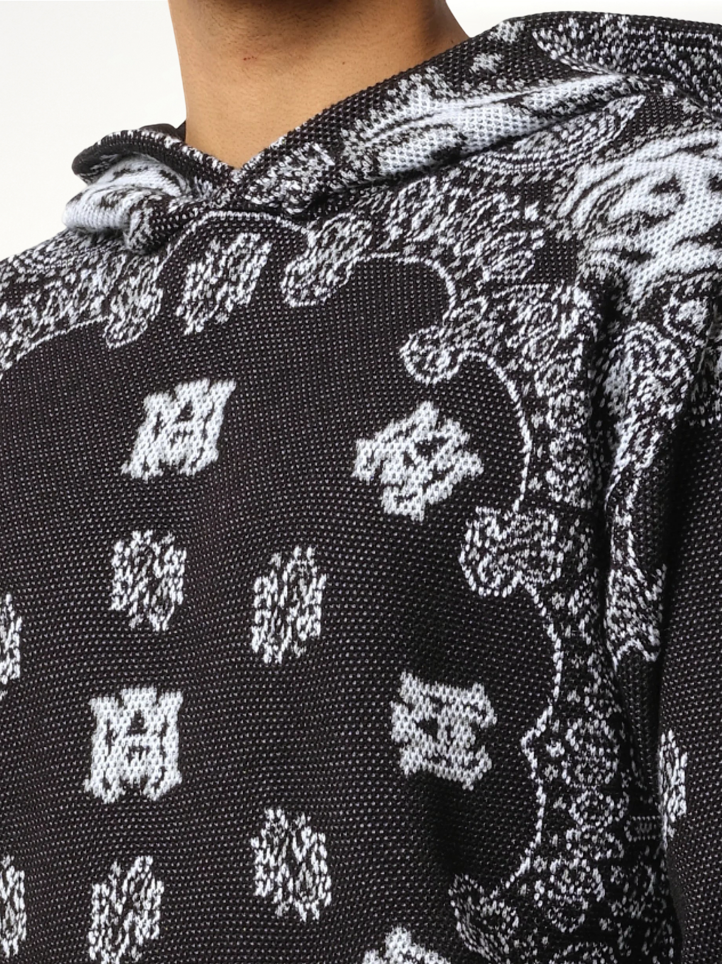 AMIRI Bandana Hoodie (Black)
