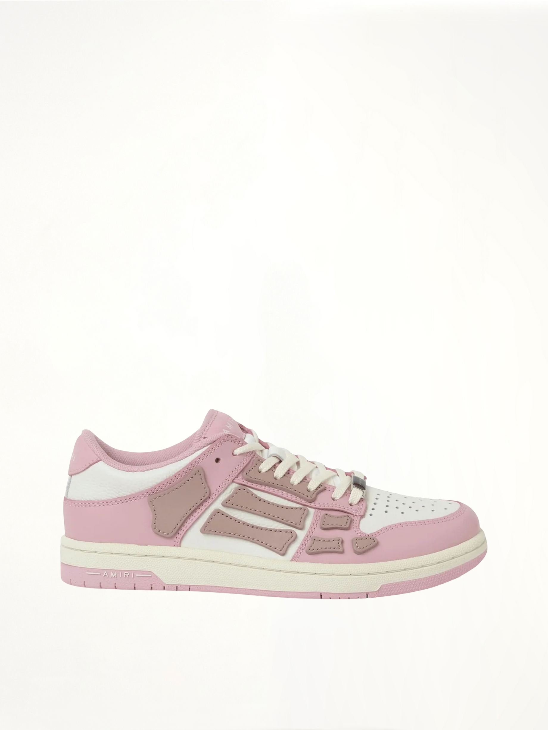 Image of Sneakers. Product name - Skeleton Sneaker in Pink colour by brand - AMIRI
