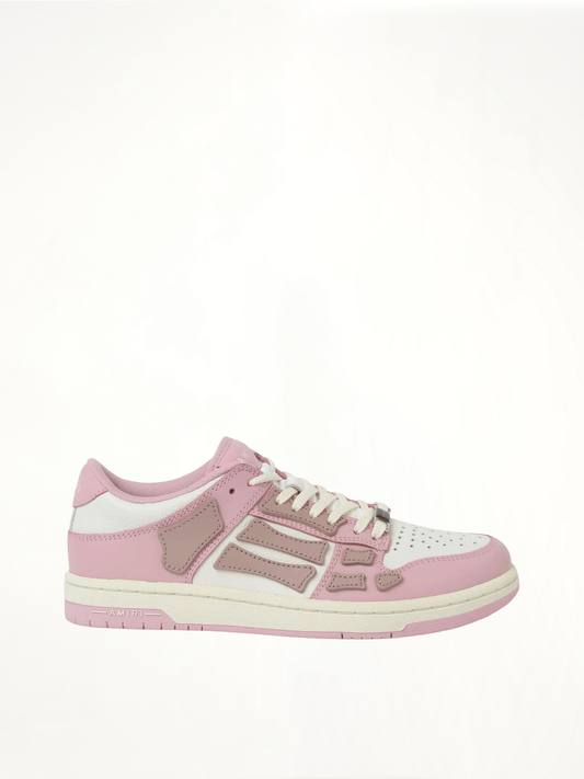 Image of Sneakers. Product name - Skeleton Sneaker in Pink colour by brand - AMIRI