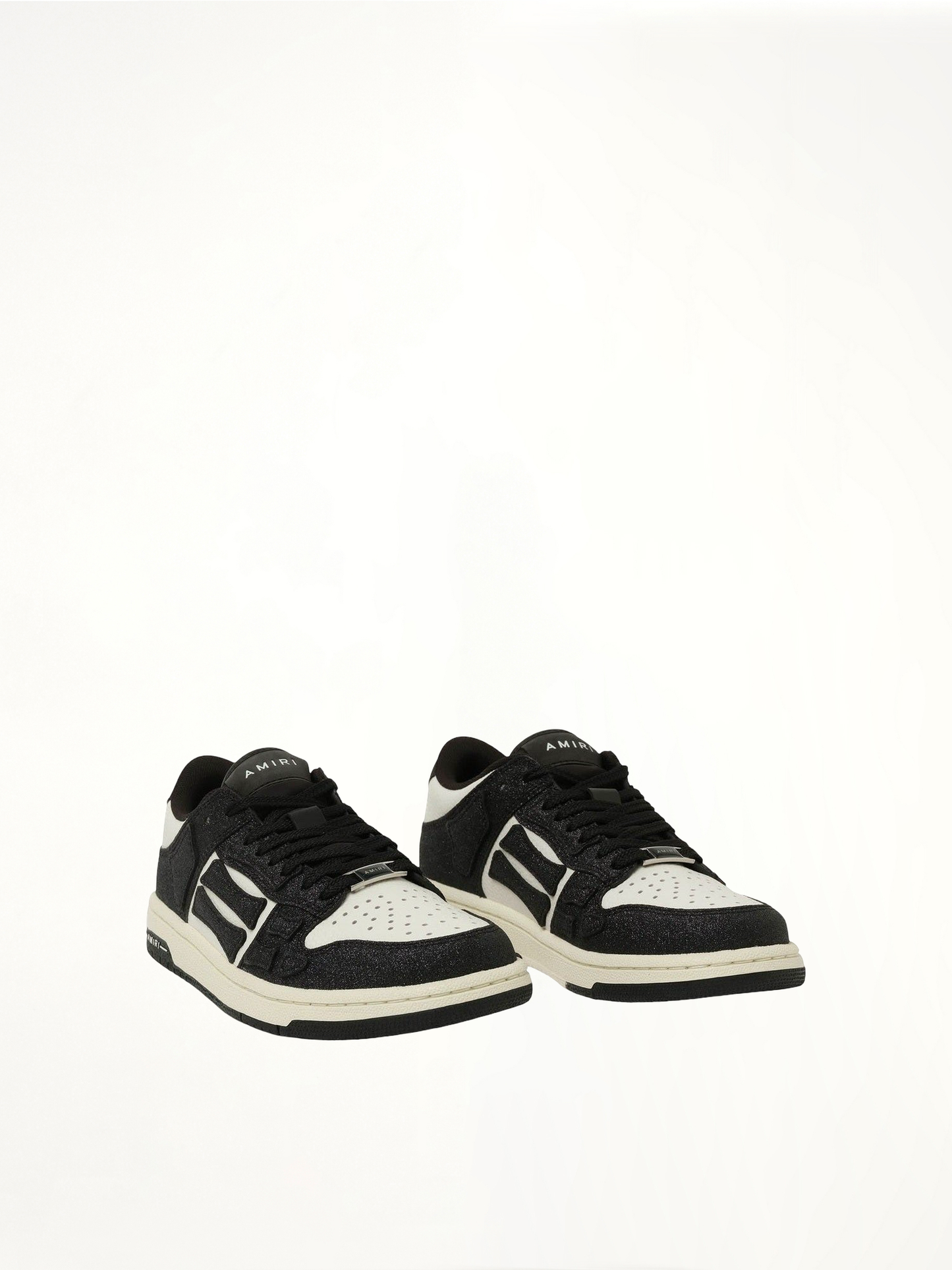 AMIRI Shimmer Skeleton Sneaker (Black)