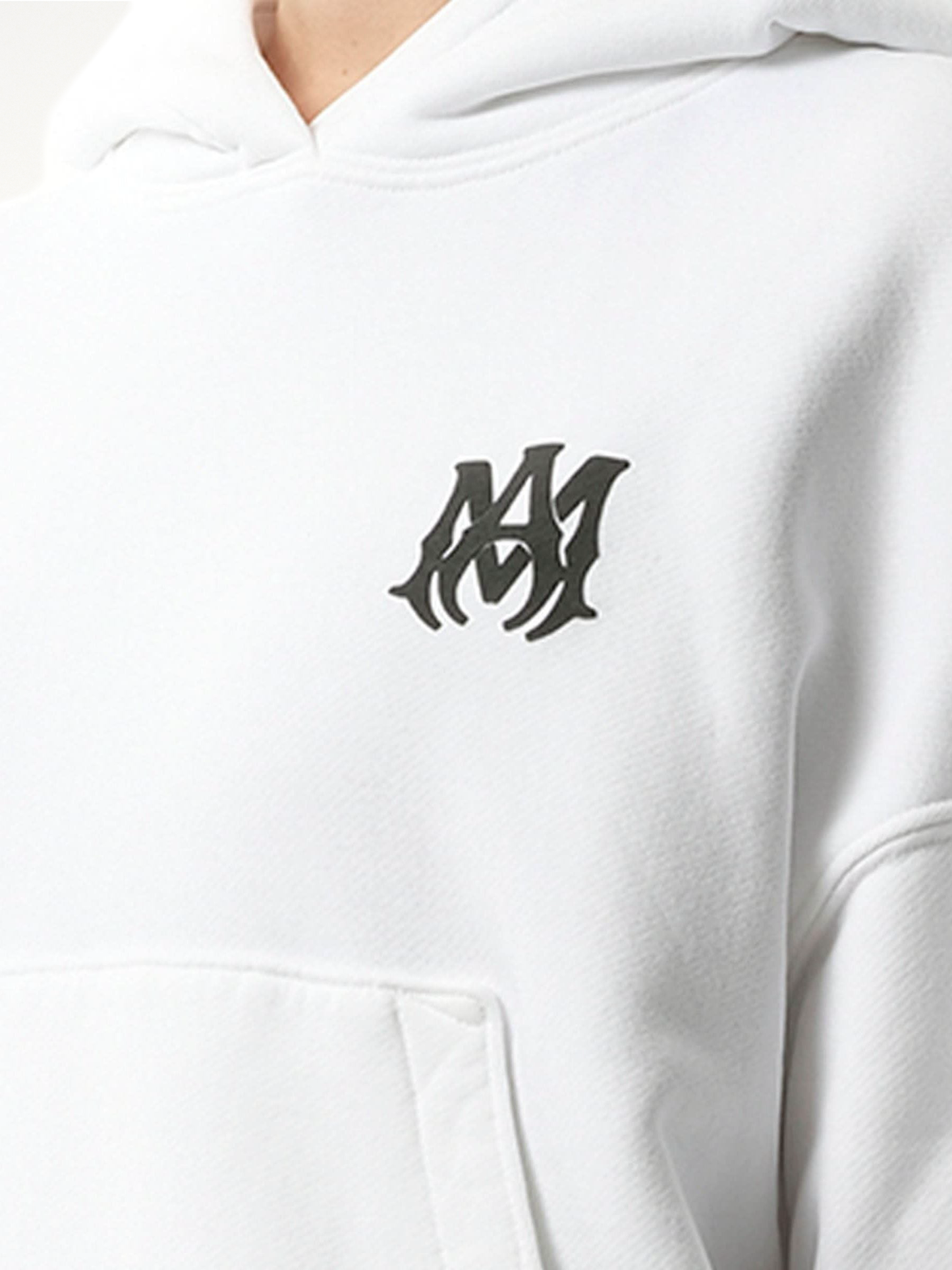 AMIRI MA Core Logo Hoodie (White)