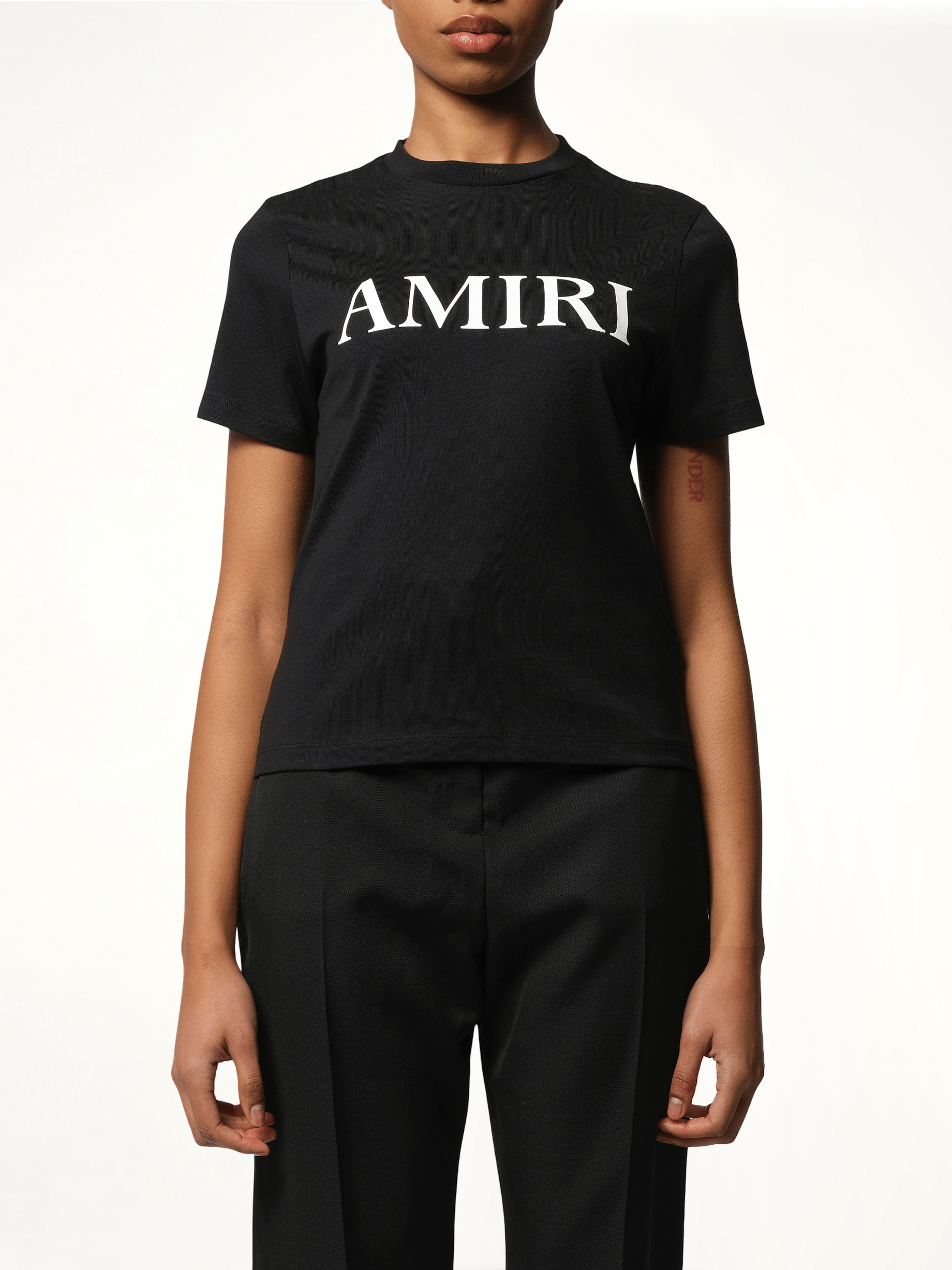 Image of T-Shirts. Product name - Amiri Core Logo T-Shirt in Black colour by brand - AMIRI
