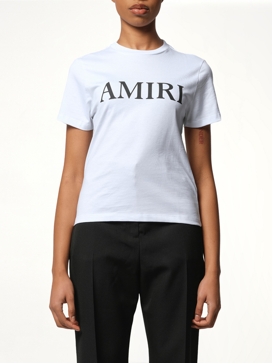 Image of T-Shirts. Product name - Amiri Core Logo T-Shirt in White colour by brand - AMIRI