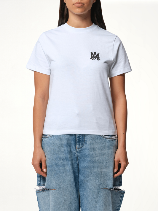 Image of T-Shirts. Product name - MA Core Logo T-Shirt in White colour by brand - AMIRI