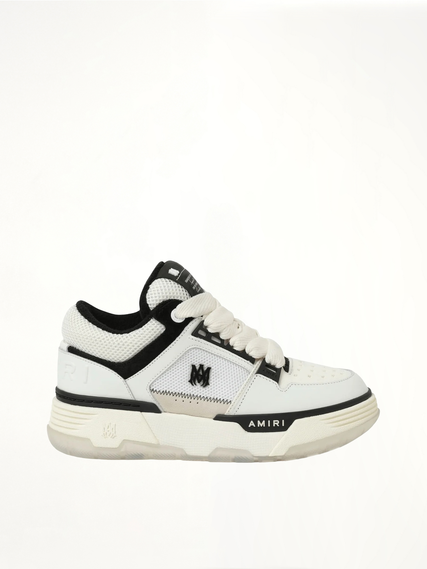 Image of Sneakers. Product name - MA-1 Sneaker in White colour by brand - AMIRI