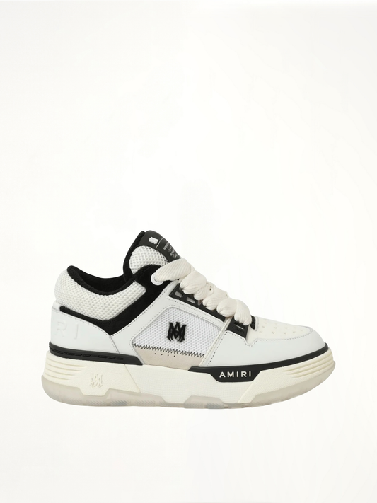 Image of Sneakers. Product name - MA-1 Sneaker in White colour by brand - AMIRI