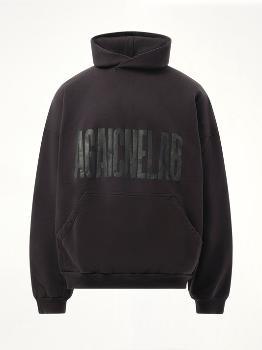 BALENCIAGA AGAICNELAB Large Fit Hoodie (Black)