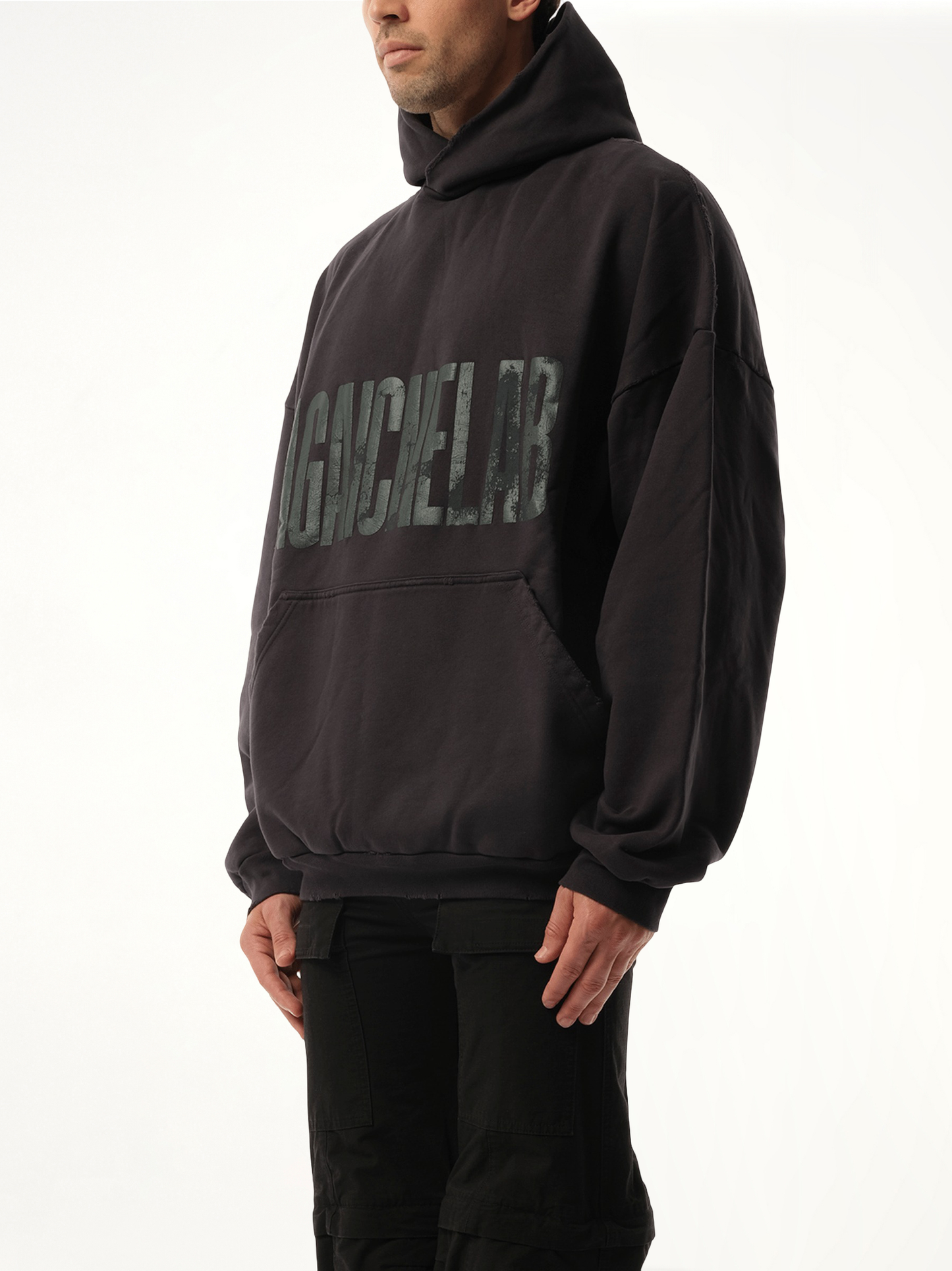 BALENCIAGA AGAICNELAB Large Fit Hoodie (Black)
