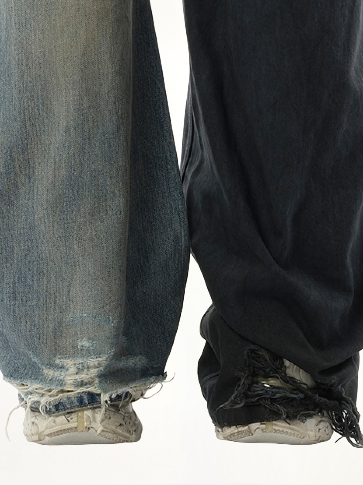 BALENCIAGA Fifty-Fifty Pants (Grey)