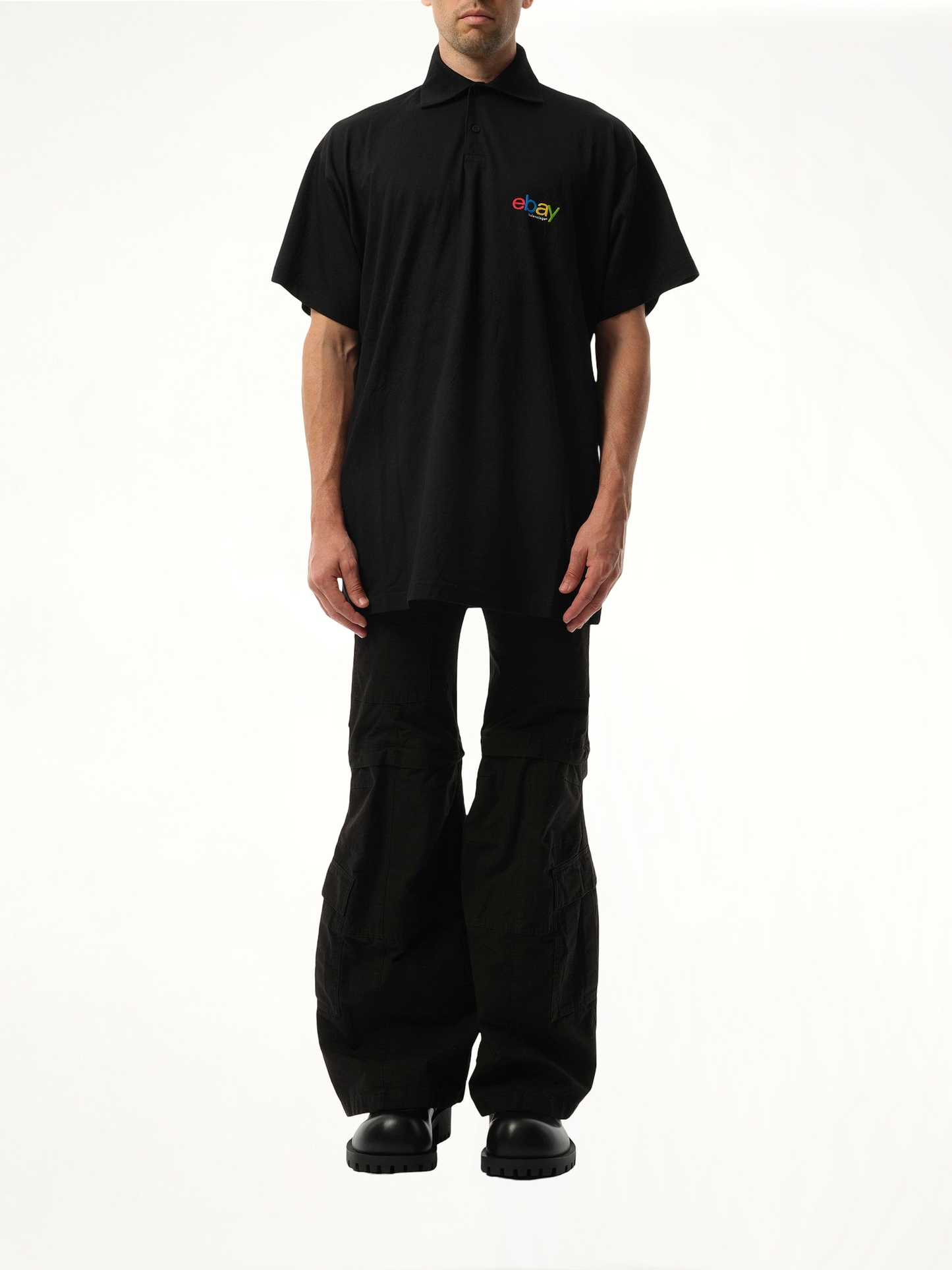 BALENCIAGA Ebay Polo (Black)