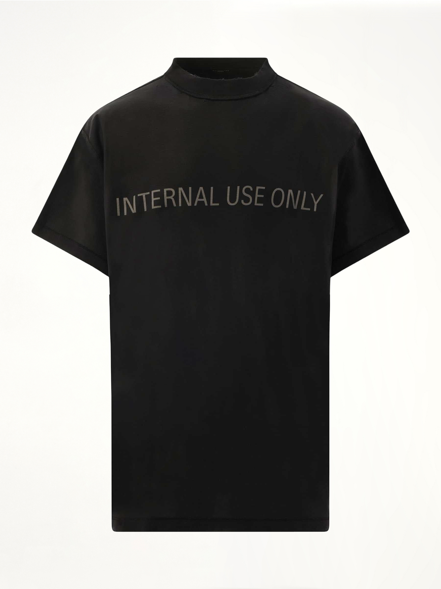 BALENCIAGA Internal Use Only Inside Out Oversized T-Shirt (Black)