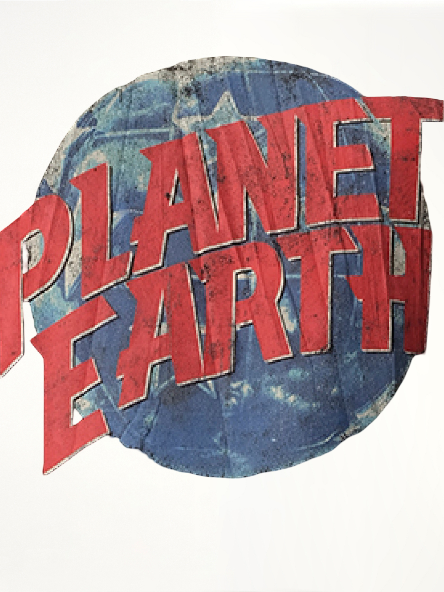 BALENCIAGA Planet Earth Oversized T-Shirt (Black)