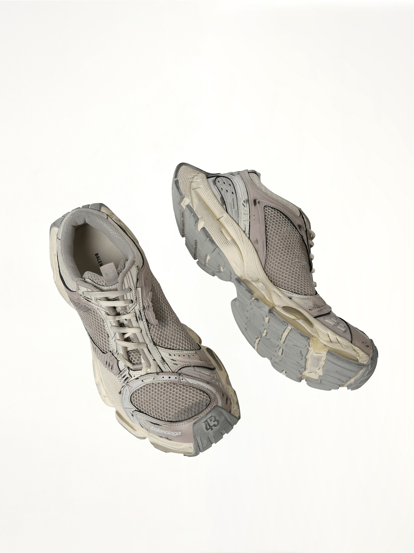 BALENCIAGA Stapler Sneaker (Beige)