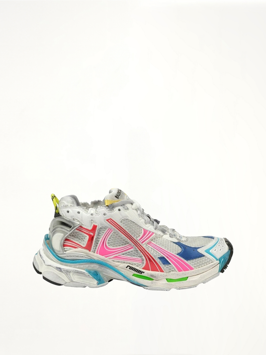 Image of Sneakers. Productname: BALENCIAGA Runner Metallic Sneaker in Multicolour colour by brand - BALENCIAGA