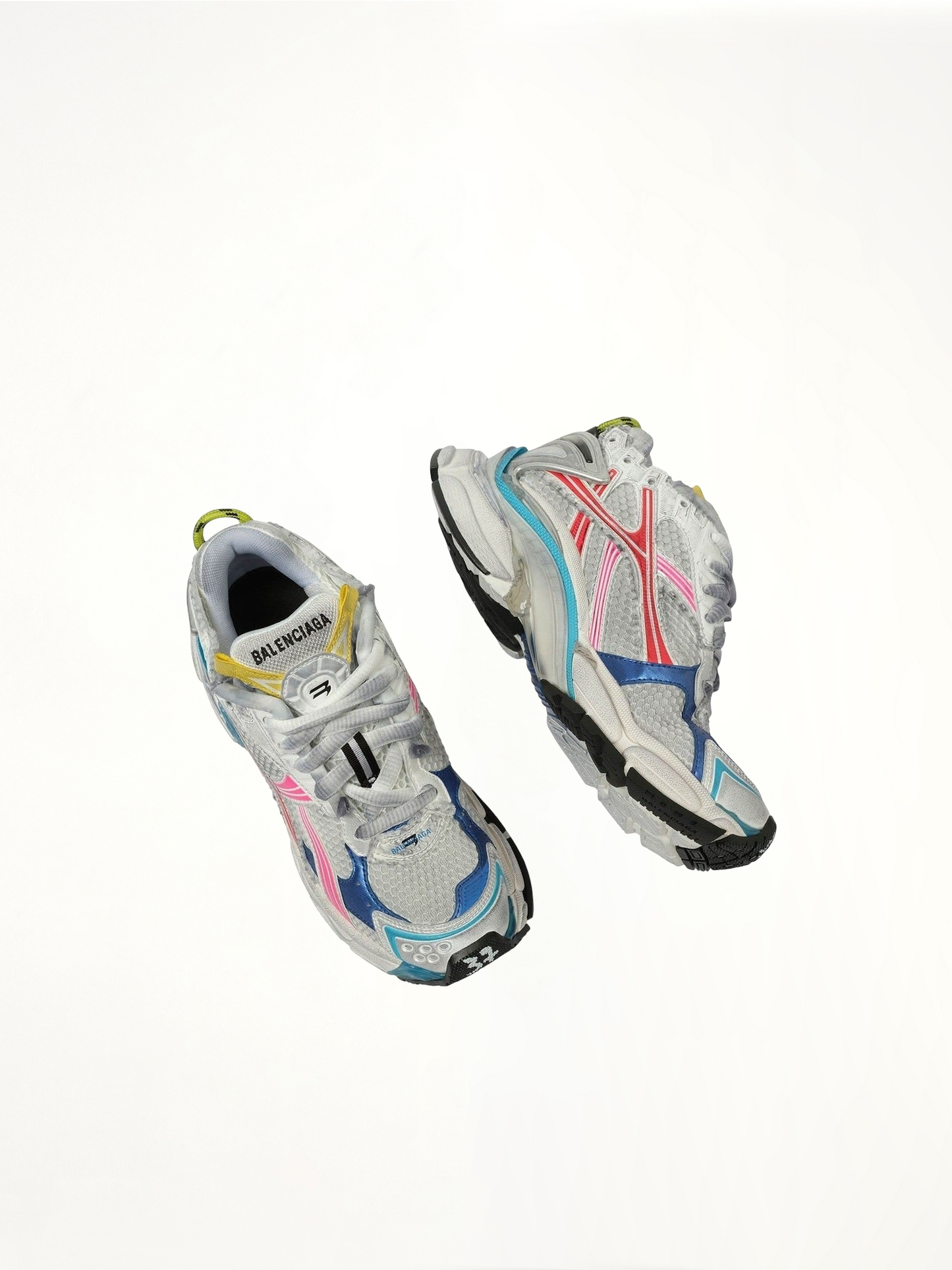 BALENCIAGA Runner Metallic Sneaker (Multicolour)