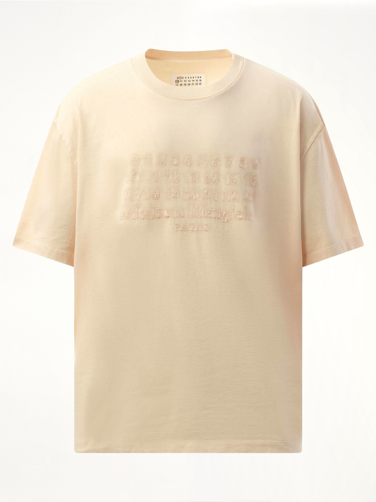 MAISON MARGIELA Memory of Logo Heavy T-Shirt (Beige)
