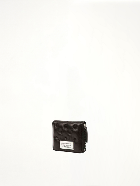 MAISON MARGIELA Wallet Compact Zip Around Wallet (Black)