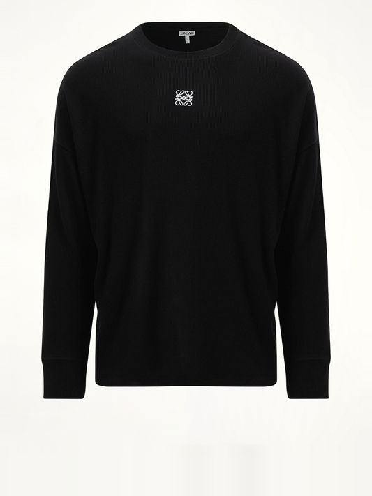 LOEWE Long Sleeve Anagram T-Shirt (Black)