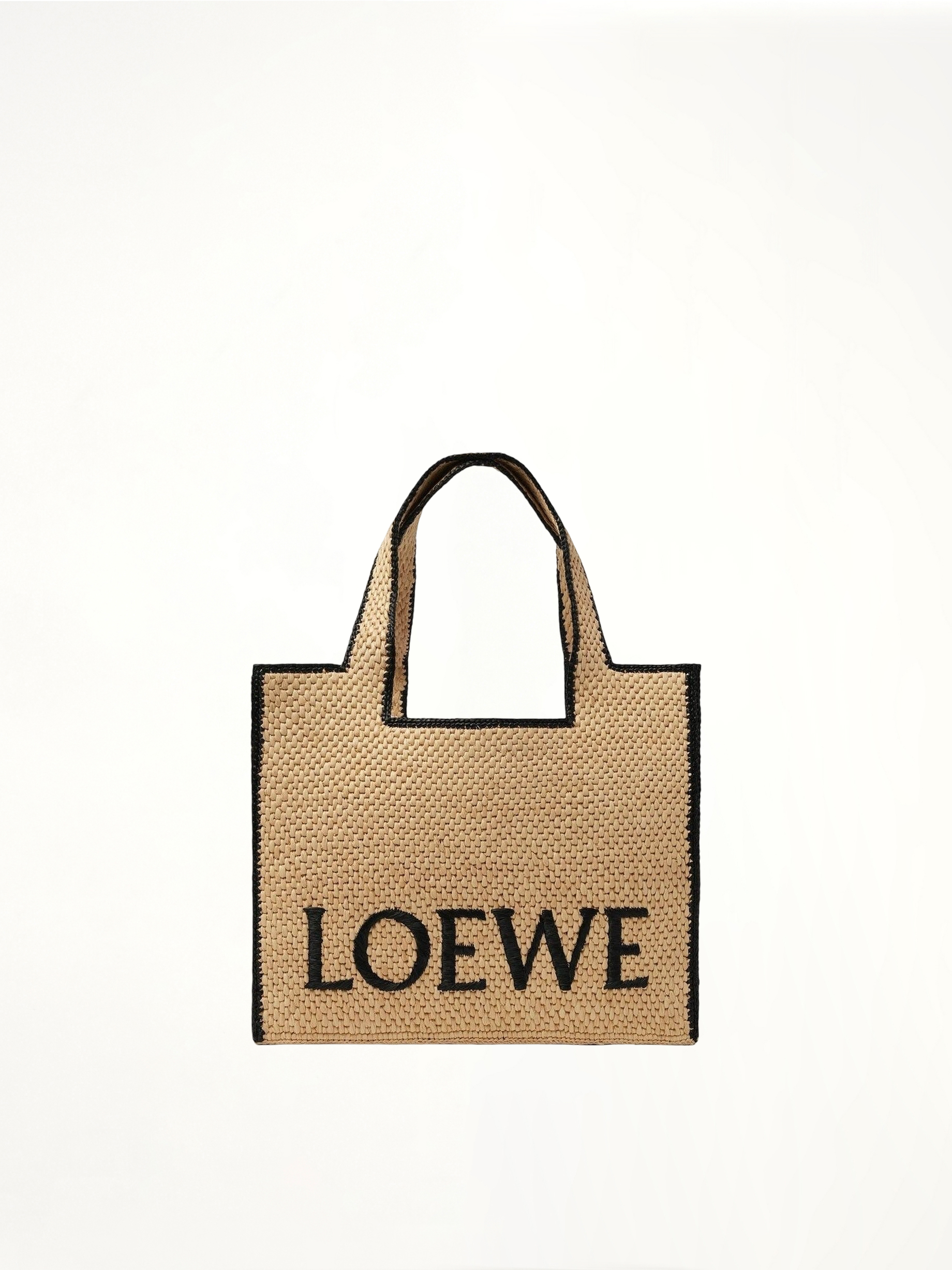 Image of Bags. Product name - Loewe Font Tote Large Bag in Natural colour by brand - LOEWE