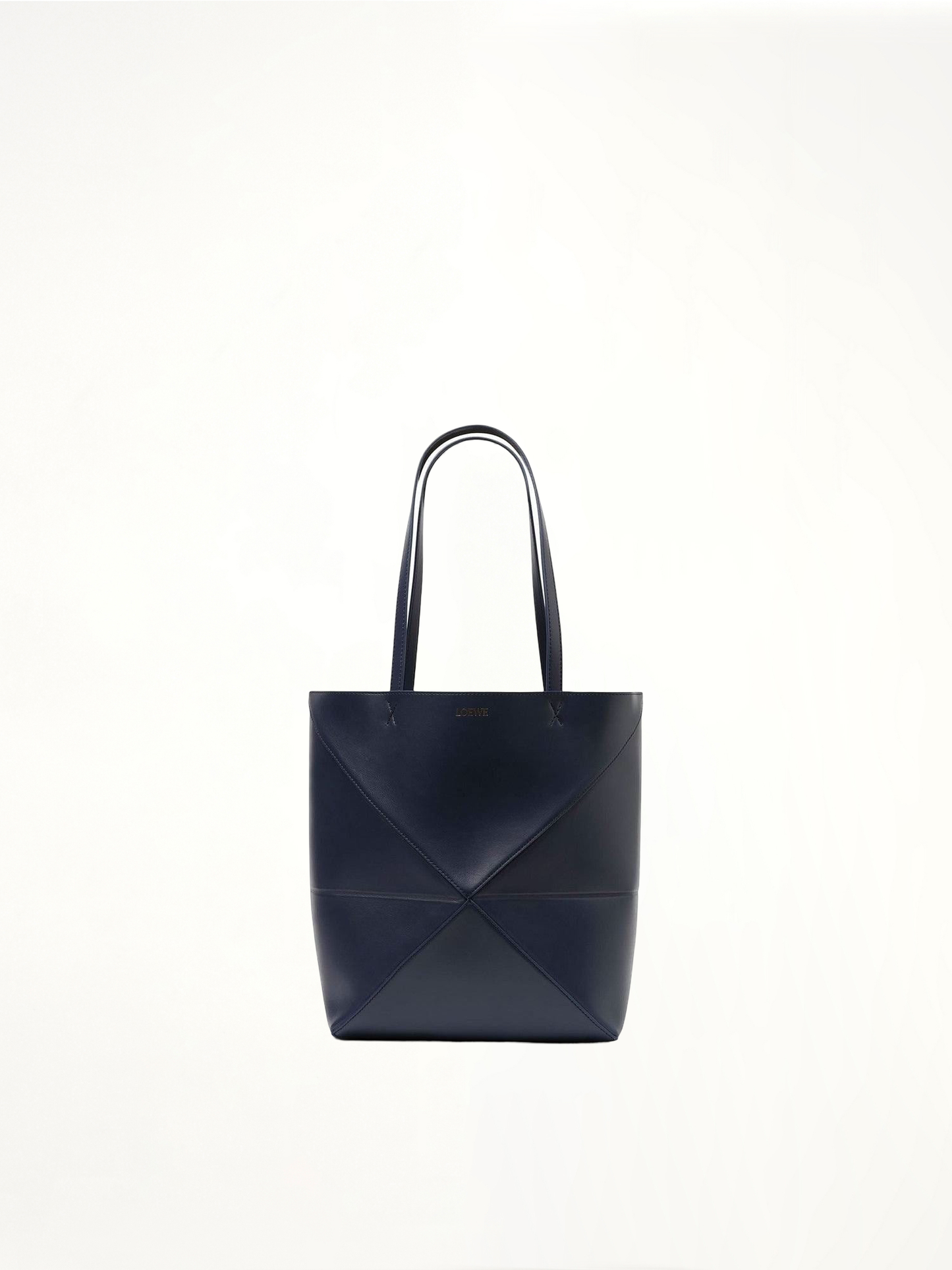 Image of Bags. Product name - Puzzle Fold Tote Medium in Blue colour by brand - LOEWE